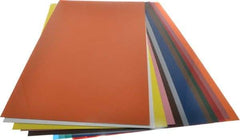 Made in USA - 14 Piece, 0.0005 to 0.03 Inch Thickness, Plastic Shim Stock Sheet Assortment - 20 Inch Long x 10 Inch Wide - Exact Industrial Supply