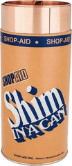 Made in USA - 100 Inch Long x 6 Inch Wide x 0.006 Inch Thick, Roll Shim Stock - Copper - Exact Industrial Supply