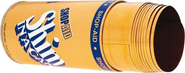 Made in USA - 100 Inch Long x 6 Inch Wide x 0.01 Inch Thick, Roll Shim Stock - Copper - Exact Industrial Supply