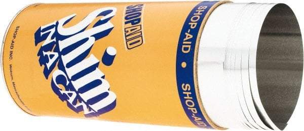 Made in USA - 100 Inch Long x 6 Inch Wide x 0.003 Inch Thick, Roll Shim Stock - Aluminum - Exact Industrial Supply