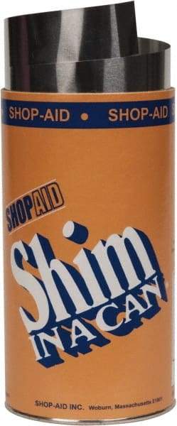 Made in USA - 100 Inch Long x 6 Inch Wide x 0.005 Inch Thick, Roll Shim Stock - Aluminum - Exact Industrial Supply