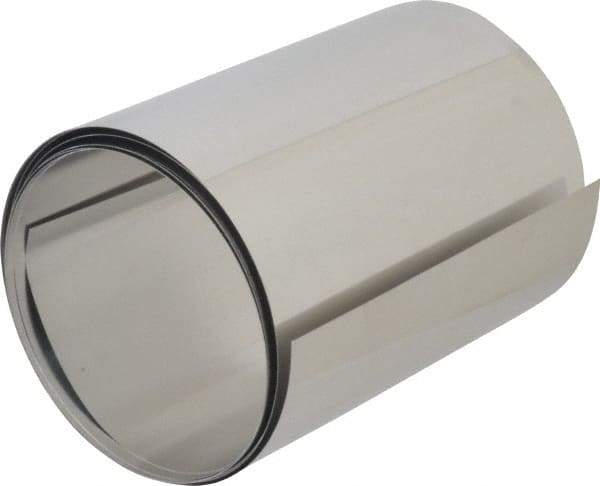 Made in USA - 100 Inch Long x 6 Inch Wide x 0.006 Inch Thick, Roll Shim Stock - Aluminum - Exact Industrial Supply