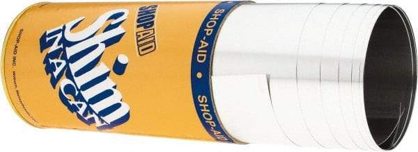 Made in USA - 100 Inch Long x 6 Inch Wide x 0.01 Inch Thick, Roll Shim Stock - Aluminum - Exact Industrial Supply