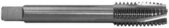 Balax - 5/8-11 UNC, 4 Flute, Bright Finish, Powdered Metal Spiral Point Tap - Plug Chamfer, Right Hand Thread, 3-13/16" OAL, 1" Thread Length, 0.48" Shank Diam, 2B Class of Fit, Series BX100 - Exact Industrial Supply