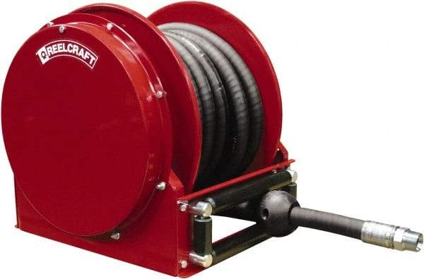 Reelcraft - 50' Spring Retractable Hose Reel - 250 psi, Hose Included - Exact Industrial Supply