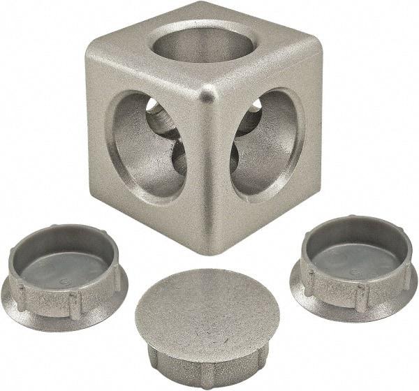 80/20 Inc. - 40mm Wide, Open Shelving Accessory/Component - Aluminum, Lacquered Finish, 40mm Long, Use with 40 Series - Exact Industrial Supply