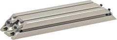 80/20 Inc. - 40mm Wide, Open Shelving Accessory/Component - Aluminum, Clear Anodized Finish, 320mm Long, Use with 4080 - Exact Industrial Supply