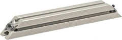 80/20 Inc. - 40mm Wide, Open Shelving Accessory/Component - Aluminum, Clear Anodized Finish, 320mm Long, Use with 4040 - Exact Industrial Supply