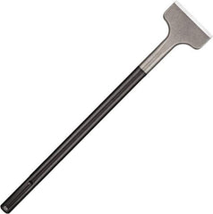 DeWALT - 3" Head Width, 16" OAL, 0.78" Shank Diam, Scaling Chisel - SDS Max Drive, SDS Max Shank, Steel - Exact Industrial Supply