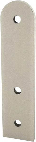 80/20 Inc. - 40mm Wide, Open Shelving Accessory/Component - Aluminum, Clear Anodized Finish, 160mm Long, Use with 40 Series & Bolt Kit 75-3422 - Exact Industrial Supply