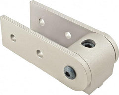 80/20 Inc. - 40mm Wide, Open Shelving 0° Pivot Nub Assembly - Aluminum, Clear Anodized Finish, 120mm Long, Use with 40 Series & Bolt Kit 75-3422 - Exact Industrial Supply