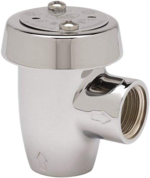 T&S Brass - 1/2" Fit, Vacuum Breaker Assembly - Chrome - Exact Industrial Supply