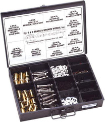 T&S Brass - 267 Pieces Boxed Faucet Repair Kit - Master Parts Kit Style - Exact Industrial Supply