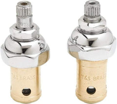 T&S Brass - 2 Pieces Two Handle Faucet Faucet Repair Kit - Complete Two Handle Repair Kit Style - Exact Industrial Supply