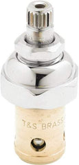 T&S Brass - Hot Spindle, Faucet Stem and Cartridge - For Use with Standard Faucets - Exact Industrial Supply