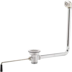 T&S Brass - Drain Component - Includes Waste Drain Valve and Adapter - Exact Industrial Supply