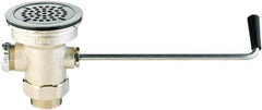 T&S Brass - Drain Component - Includes Waste Drain Valve and Adapter - Exact Industrial Supply