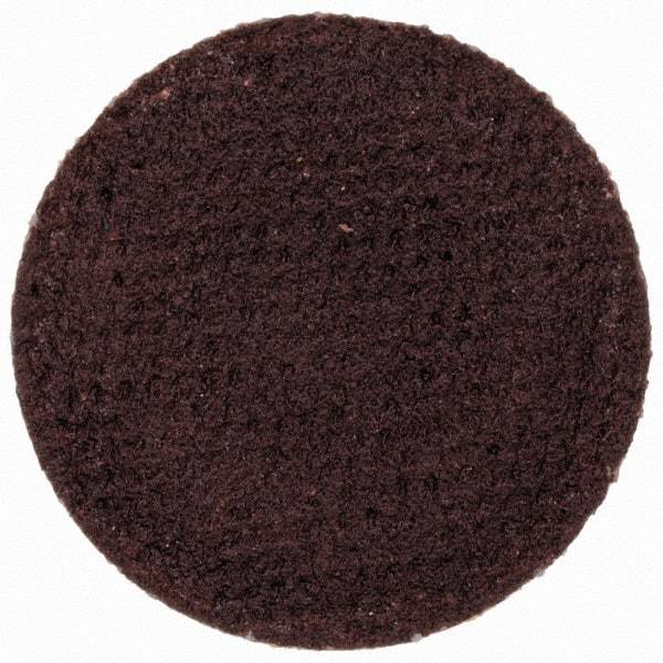 Merit Abrasives - 3/4" Disc Diam, 240 Grit, Aluminum Oxide Quick Change Disc - Type R Attaching System, Coated, Brown, 40,000 RPM, ALO Series - Exact Industrial Supply