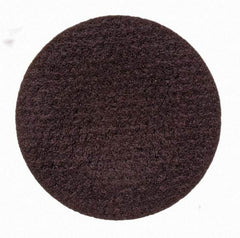 Merit Abrasives - 3/4" Disc Diam, 320 Grit, Aluminum Oxide Quick Change Disc - Type S Attaching System, Coated, Brown, 40,000 RPM, ALO Series - Exact Industrial Supply