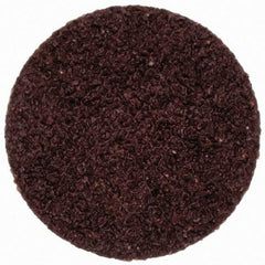 Merit Abrasives - 3/4" Disc Diam, 60 Grit, Aluminum Oxide Quick Change Disc - Type R Attaching System, Coated, Brown, 40,000 RPM, ALO Series - Exact Industrial Supply