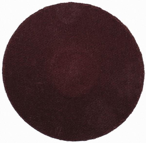 Merit Abrasives - 3" Disc Diam, 320 Grit, Aluminum Oxide Quick Change Disc - Type P Attaching System, Coated, Brown, 20,000 RPM, ALO Series - Exact Industrial Supply