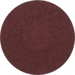 Merit Abrasives - 3" Disc Diam, 60 Grit, Aluminum Oxide Quick Change Disc - Type P Attaching System, Coated, Brown, 20,000 RPM, ALO Series - Exact Industrial Supply