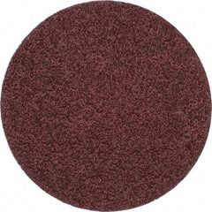 Merit Abrasives - 3" Disc Diam, 36 Grit, Aluminum Oxide Quick Change Disc - Type P Attaching System, Coated, Brown, 20,000 RPM, ALO Series - Exact Industrial Supply