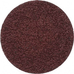 Merit Abrasives - 2" Disc Diam, 36 Grit, Aluminum Oxide Quick Change Disc - Type P Attaching System, Coated, Brown, 30,000 RPM, ALO Series - Exact Industrial Supply