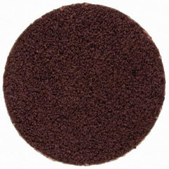 Merit Abrasives - 3/4" Disc Diam, 120 Grit, Aluminum Oxide Quick Change Disc - Type P Attaching System, Coated, Brown, 40,000 RPM, ALO Series - Exact Industrial Supply