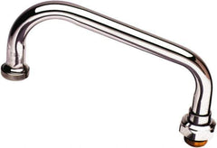 T&S Brass - Faucet Replacement 6" Swing Tube Spout - Use with T&S Faucets - Exact Industrial Supply