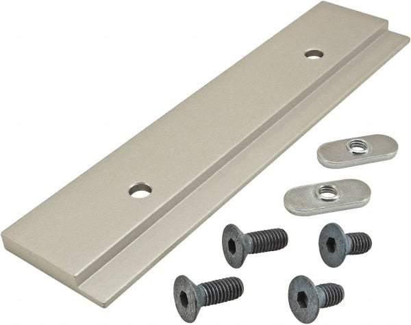 80/20 Inc. - Open Shelving Accessory/Component - Aluminum, 160mm Long, Use with 25/40 Series - Exact Industrial Supply