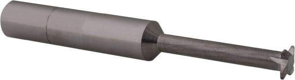 Scientific Cutting Tools - 10 TPI, Internal Single Profile Thread Mill - 1/2" Noml Diam, 0.32" Cut Diam, 3/8" Shank Diam, 4 Flute, 0.17" Neck Diam, 1.2" Neck Length, 3" OAL, AlTiN+ Finish - Exact Industrial Supply