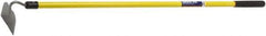 Ability One - 5-1/4" High x 6" Wide Round Steel Hoe - 67" Long Fiberglass Straight Handle - Exact Industrial Supply