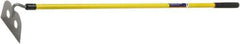 Ability One - 7" High x 10" Wide Round Steel Hoe - 62" Long Fiberglass Straight Handle - Exact Industrial Supply
