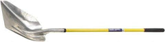 Ability One - 19" High x 15-1/4" Wide Round Steel Shovel - 51" Long Fiberglass Straight Handle - Exact Industrial Supply