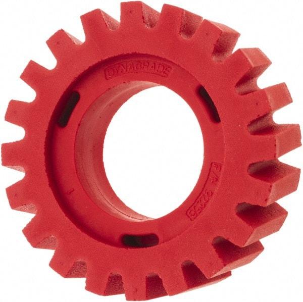 Dynabrade - 4" Diam Angle & Disc Grinder Eraser Wheel - For Use with Dynazip Eraser Tools - Exact Industrial Supply