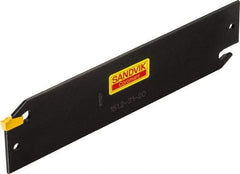 Sandvik Coromant - 1-1/2" Max Depth of Cut, Neutral Cut, Indexable Grooving Blade - 3.68mm Insert Width, 40 Seat Size, 151.2..-8 Insert Style, Series T-Max Q-Cut - Exact Industrial Supply