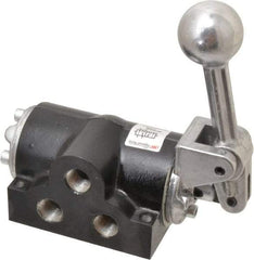 ARO/Ingersoll-Rand - 3/8" NPT Air Control Valve - 4-Way, 2 Position, Lever/Manual Actuated, Manual Return, 2.3 CV Rate & 150 Max psi - Exact Industrial Supply