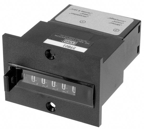 ARO/Ingersoll-Rand - 5 Digit Counter - Reset Button or Pneumatic Signal Reset - Exact Industrial Supply