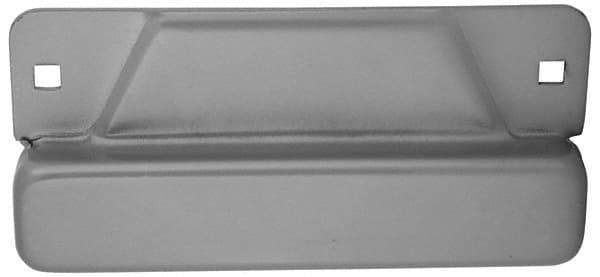 Don-Jo - 8" Long x 3-1/2" Wide Strike Protector - Duro Coated Steel - Exact Industrial Supply