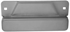 Don-Jo - 8" Long x 3-1/2" Wide Strike Protector - Silver Coated Steel - Exact Industrial Supply