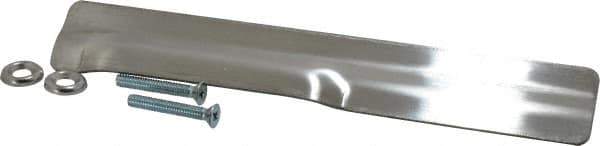 Don-Jo - 10" Long x 1-1/2" Wide, Latch Protector - Stainless Steel - Exact Industrial Supply