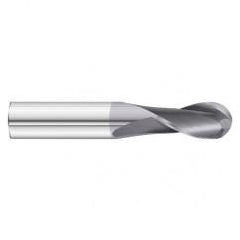 23/64 x 1 x 2-1/2 2 Flute Ball Nose  End Mill- Series 3215SD - Exact Industrial Supply