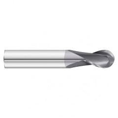 5/8 x 1 x 3-1/2 2 Flute Ball Nose  End Mill- Series 3215STB - Exact Industrial Supply