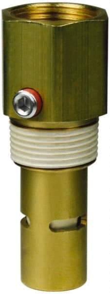 Conrader - 3/4 x 1-1/2" Brass Check Valve - In-Tank, FNPT x MNPT - Exact Industrial Supply