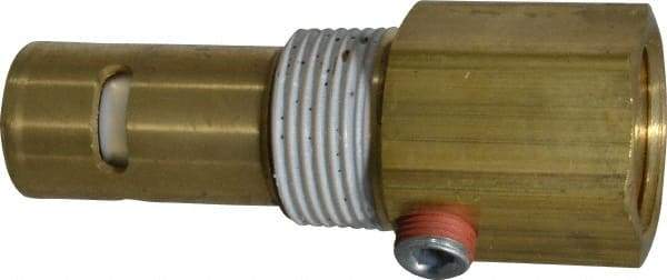 Conrader - 3/4 x 3/4" Brass Check Valve - In-Tank, FNPT x MNPT - Exact Industrial Supply