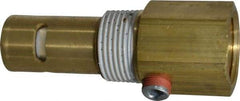 Conrader - 3/4 x 3/4" Brass Check Valve - In-Tank, FNPT x MNPT - Exact Industrial Supply