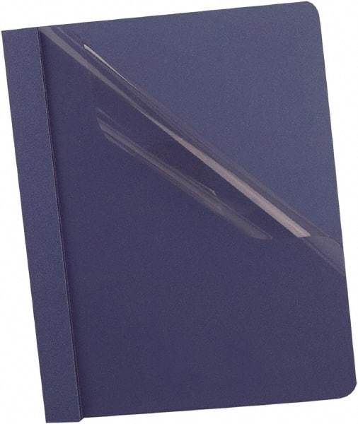 OXFORD - 11" Long x 8" Wide Report Cover - Dark Blue - Exact Industrial Supply