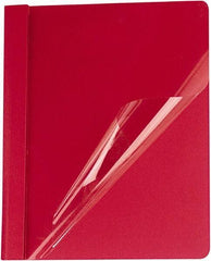 UNIVERSAL - 11" Long x 8" Wide Report Cover - Red - Exact Industrial Supply