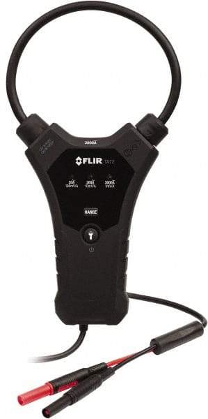 FLIR - Black Electrical Test Equipment Current Probe - Use with Most DMMs and Clamp Meters that use Banana Plugs and Output is a Voltage Signal - Exact Industrial Supply